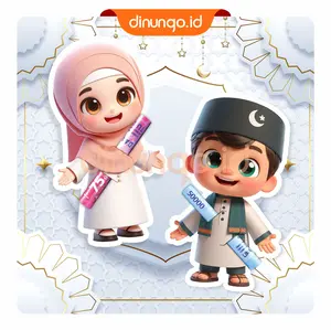 Grosir Amplop lebaran idul fitri  amplop lebaran karakter Amplop Karakter 3D Lucu Unik Plastik amplop peluk karakter 3D