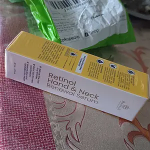 Rintik Retinol Hand & Neck Renewal Serum Kulit Kencang Glowing Kurangi Kerutan di Tangan dan Leher