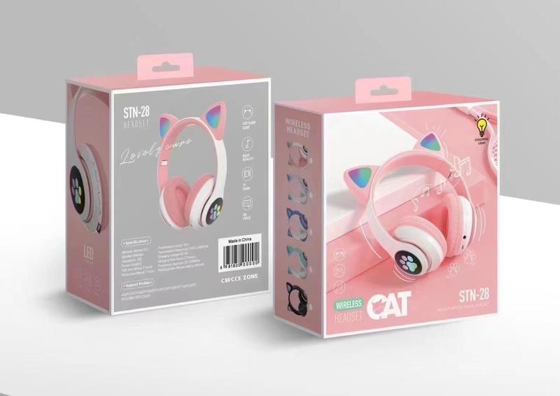 Product Introduction of Tai Nghe Bluetooth Trùm Đầu, STN-28, Tai Nghe Bluetooth Không Dây, Tai Nghe Tai Mèo Dễ Thương, P47P47MY08 0