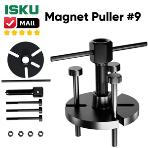 ISKU Magnet Puller #9 Treker Magnet No 9 Tracker Magnet Untuk Yamaha Kompatibel dengan Yamaha Jupiter Vega R Nouvo N-MAX OLD VIXION Crypton Scorpio Honda Vario Scoopy Suzuki Spin Chrome Vanadium Black Oxided Finishing