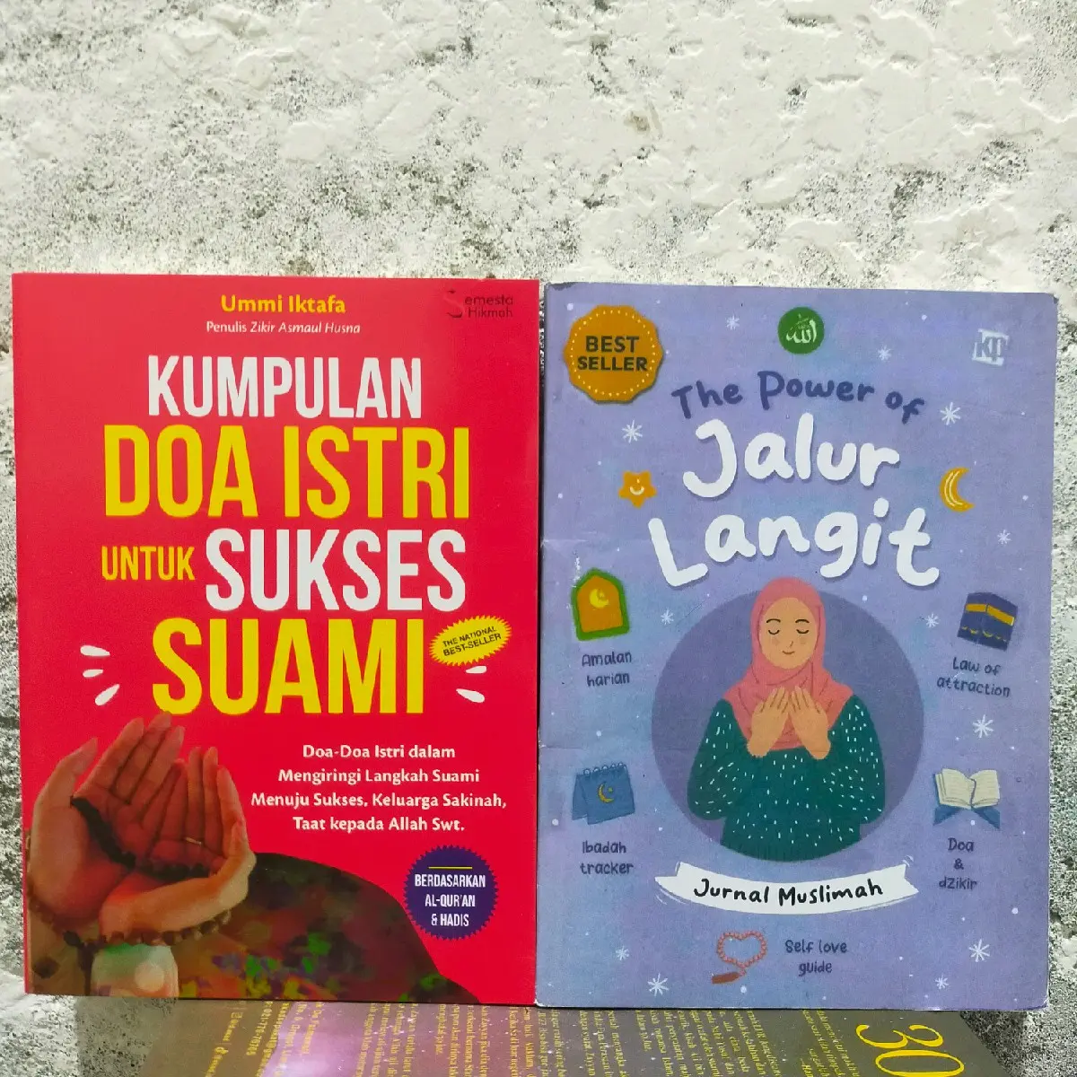 PAKET 2 BUKU MOTIVASI ISALMI / KUMPULAN DOA ISTRI UNTUK SUKSES SUAMI / THE POWER OF JALUR LANGIT / SURAT YASIN