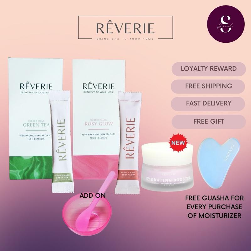 REVERIE TOUCH Rubber Mask Rosy Glow & Green Tea - TikTok Shop Malaysia