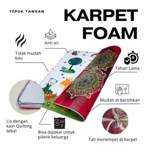 KARPET EVA FOAM/KARPET FOAM MOTIF BOLAK BALIK MURAH/KARPET TEBAL 6MM