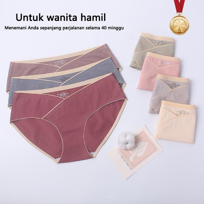 jumbo Celana Bersalin Katun Celana Hamil Bernapas Celana Dalam untuk Wanita Hamil dan Celana Dalam Pascapersalinan 20022 0
