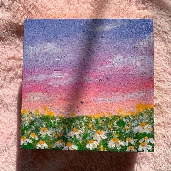 Kanvas Lukis 20 x 20 cm/Canvas Board 20 x 20 cm 2