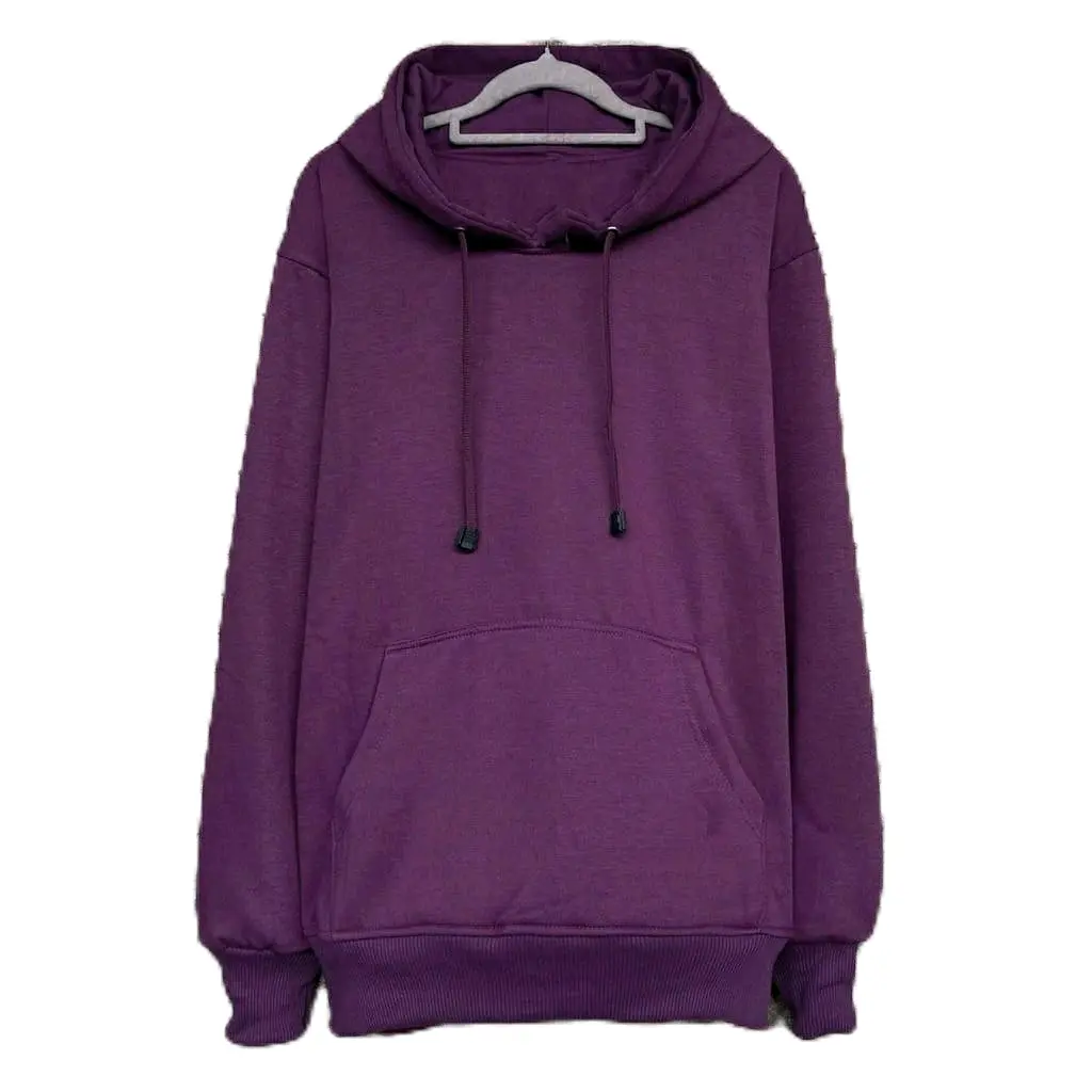 switer oblong hodie polos original casual pria wanita Distro Sweater Hoodie Formal Nyaman Fleece Keren Basic Crewneck Cuci Dingin S