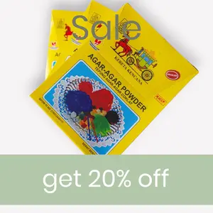 agar agar kereta kencana (ecer) 4warna 5 gram ekonomis