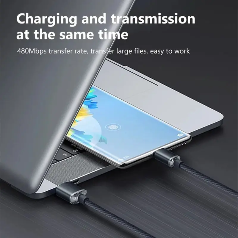 Cáp sạc nhanh, USB 3.0, 6A, Truyền, 25cm / 1m / 1,5m / 2m, Cáp sạc nhanh 120W, Cáp sạc Type C tốc độ cao, Phát hành năm 2024 4
