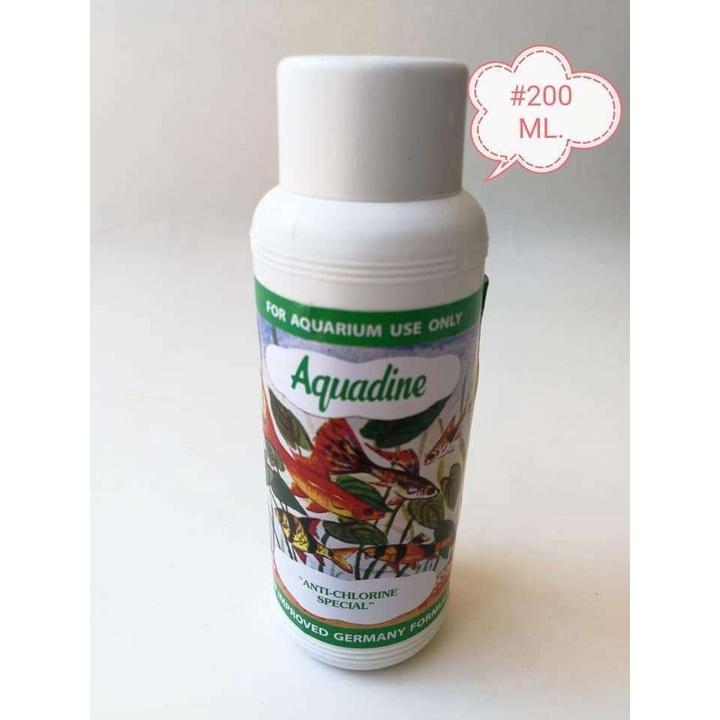 Aquadine Anti Chlorine 200ml Aquarium Fish Akuarium Ikan