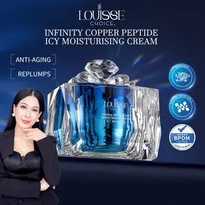 [LIVE]LOUISSE CHOICE INFINITY COPPER PEPTIDE ICY MOISTURISING CREAM 50g BPOM Lasting