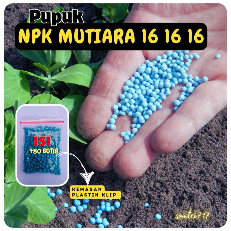 480 Butir - Pupuk NPK mutiara 16 16 16 pupuk mengandung nitrogen fosfor dan kalium 0