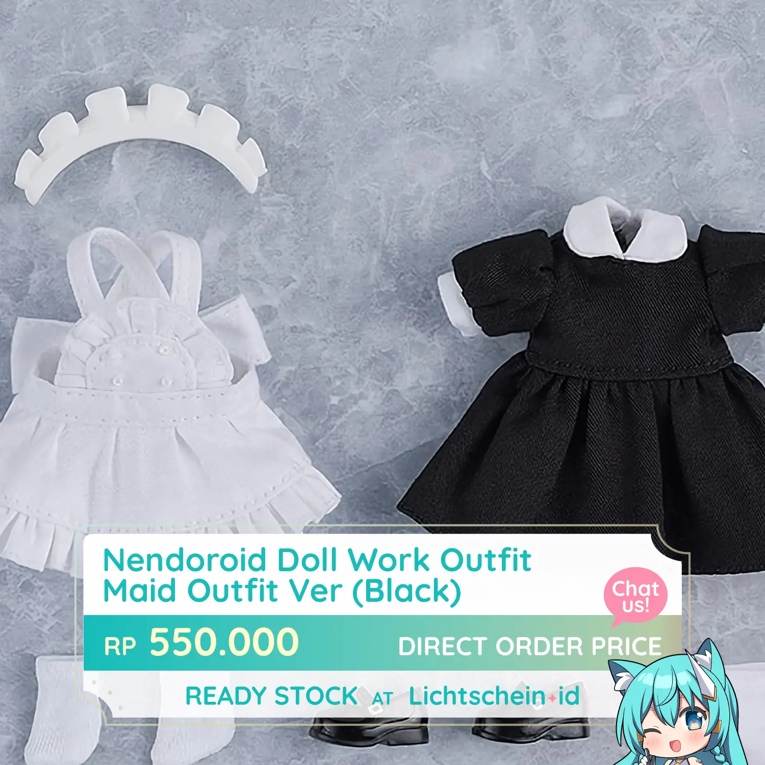 Nendoroid Doll Work Outfit Set: Maid Outfit Mini (Black)