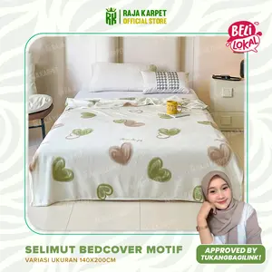 RAJA x TUKANGBAGILINK Selimut Bulu 475 Gram Selimut Lucu 140x200cm Lembut, Nyaman, Adem
