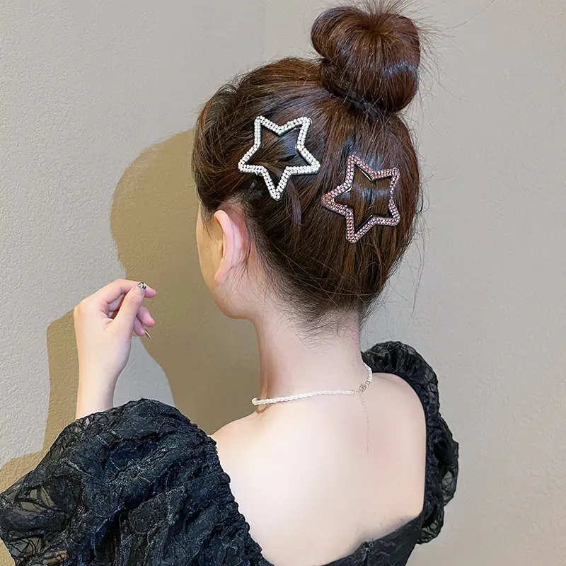 Ghim Bobby, Hình Ngôi Sao, Kẹp BB, Phụ Kiện Cài Tóc Nữ, Kiểu Bobby Pin 2