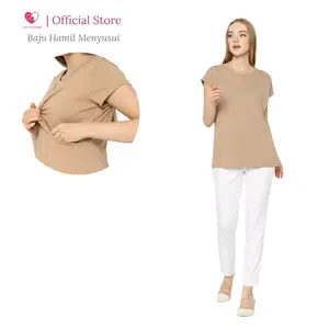 Baju Busui Friendly Atasan Kaos Menyusui bisa untuk Bumil Busui
