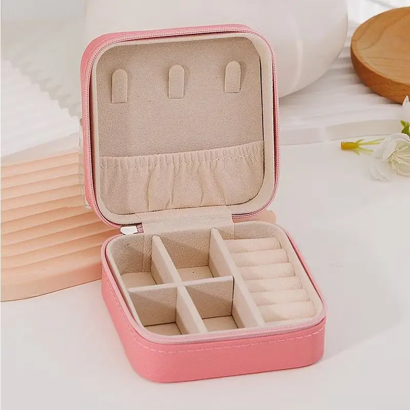 [ENJOY EYES BEAUTY] Kotak Perhiasan Mini Arcturian Jewelry Box - Tempat Penyimpanan Cincin Kalung Anting Travel SizePortabel 1
