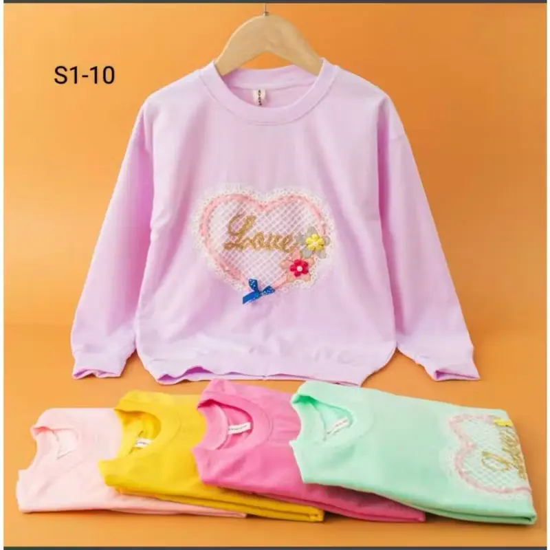Setelan switer anak perempuan import usia 1 sampai 10 tahun setelan anak perempuan fashion terkini 4