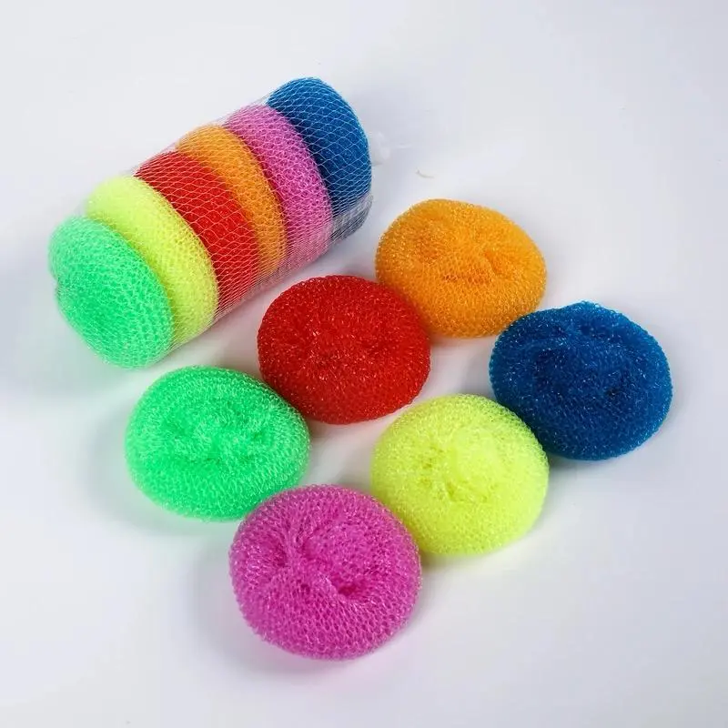 KSL - SPON SABUT BUSA CUCI PIRING BULAT 1PCS - BUSA BULAT CUCI PIRING WARNA RANDOM 4
