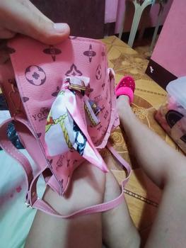 Product Review of STAY YOUNG #S601 Women's Bag Way Square Medium PU Leather Fashion Bag Strap Twill handbag from M**E 1