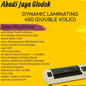 DYNAMIC LAMINATING 450 (DOUBLE VOLIO)