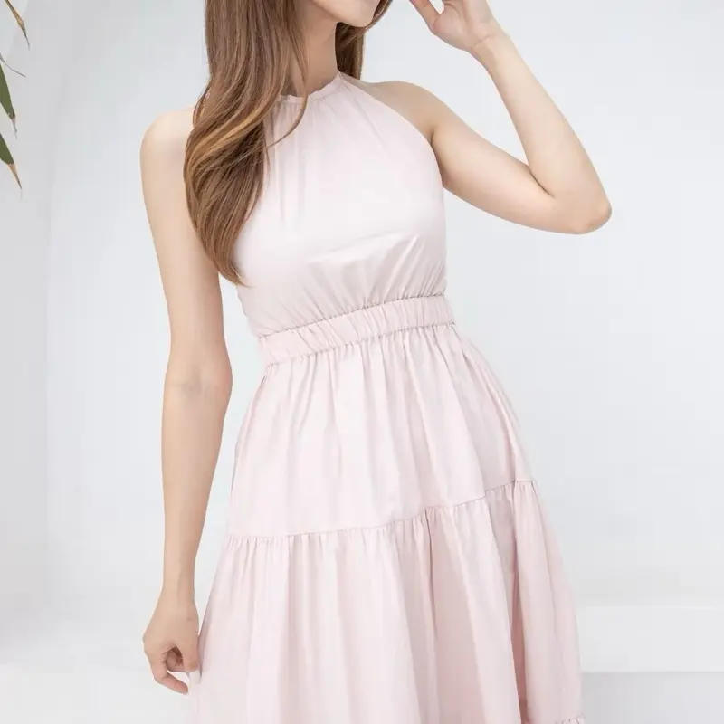 Miami dres backless katun twill premium Wanita 2
