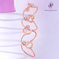 Gambar Diamond Pavilion Cincin Emas Batu Berlian Initial Series - M dari Diamond Pavilion Kab. Klaten 1 Tokopedia