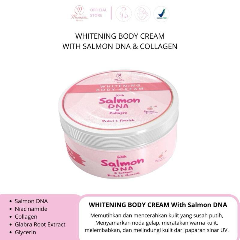 (CPT PUTIH) Body Cream Lotion 10x Extra Whitening DNA SALMON Memutihkan Mencerahkan 2