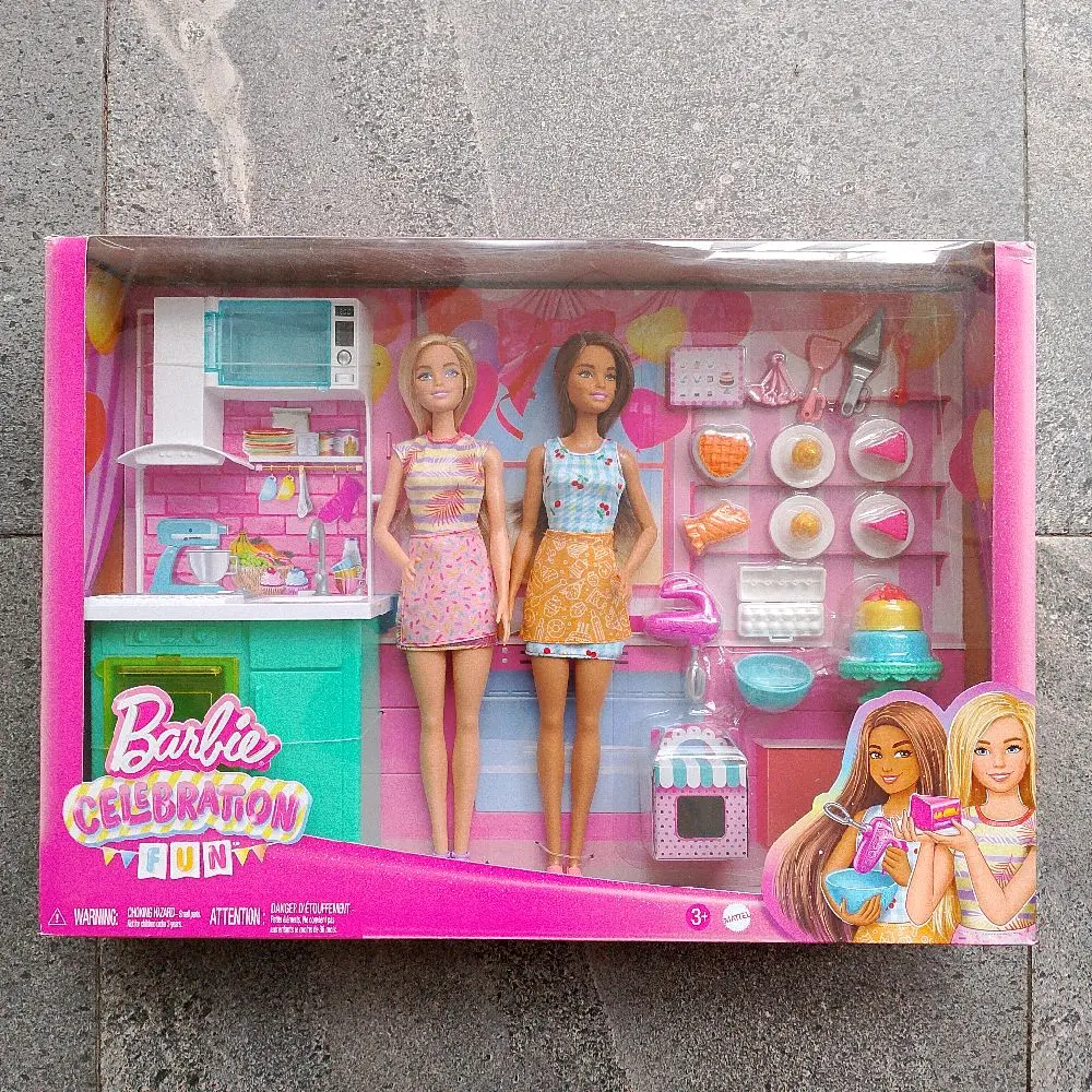 Mattel Original Barbie Celebration Doll and Funbanking Playset
