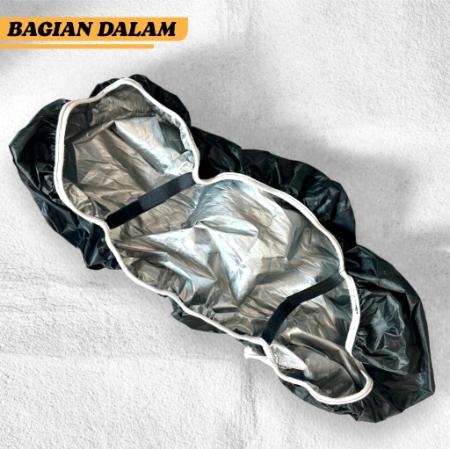 SARUNG JOK MOTOR COVER PELINDUNG JOK ANTI AIR COVER JOK MOTOR HITAM POLOS ORIGINAL MOSCOW GOOD QUALITY UNIVERSAL 3