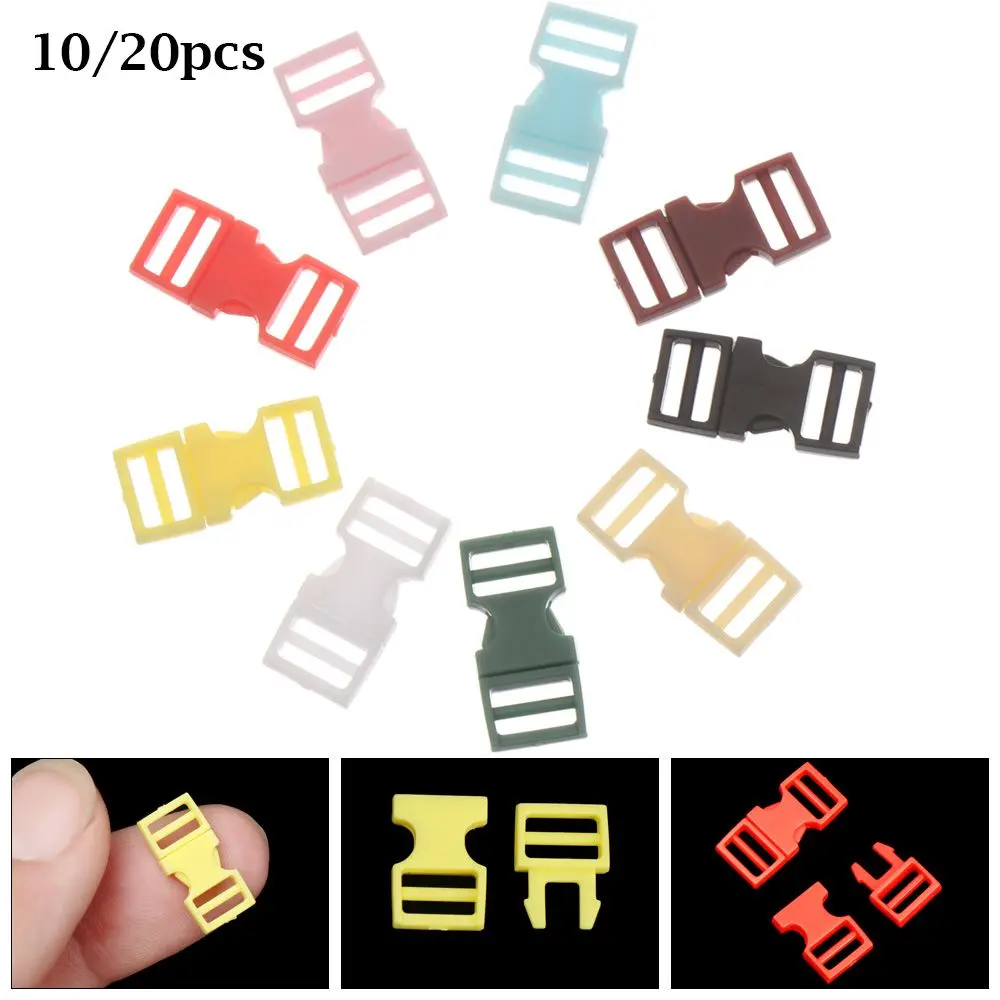 10/20pcs 4mm Webbing Asseccories Outdoor Camping Dog Collar Strap Mini Buckle Doll Bags Buckles Handmade Backpack Button
