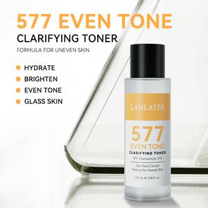 Lanlater Toner Penceraan Tona 577 untuk Kulit Tidak Seragam Hydrate Brighten Even Tone & Glass Skin 100ml Wajah