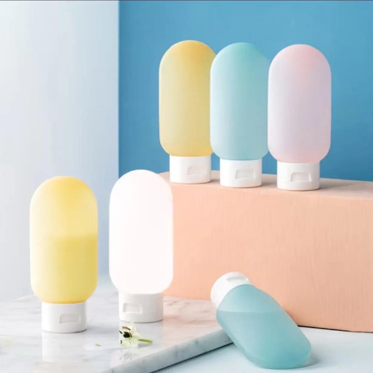 BOTOL SABUN LOTION MINI TRAVELLING MACARON 60ml