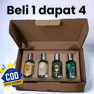 Promo Spesial Parfum Pria Eau-de-Parfume 35ml Wangi Tahan Lama Beli 1 Dapatkan 4 Pilihan Beragam COD Bayar Ditempat