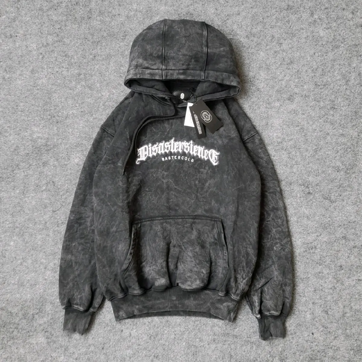 hoodie sweater Bastercold DISASTERSIENCE SANDWASH unisex pria wanita Fleece