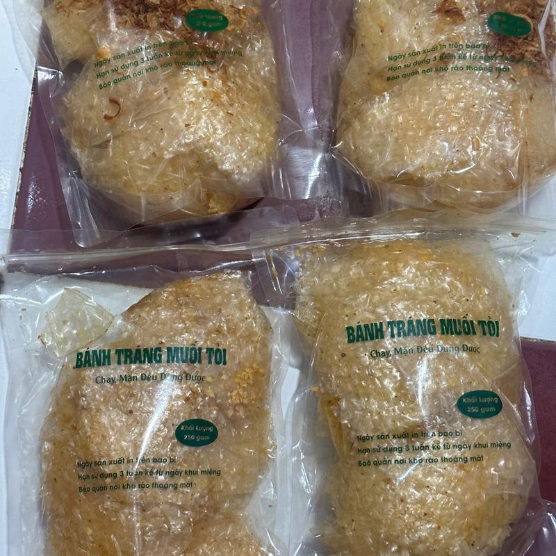 Combo 1kg bánh tráng 2 vị ( muối hành phi và  muối tỏi )