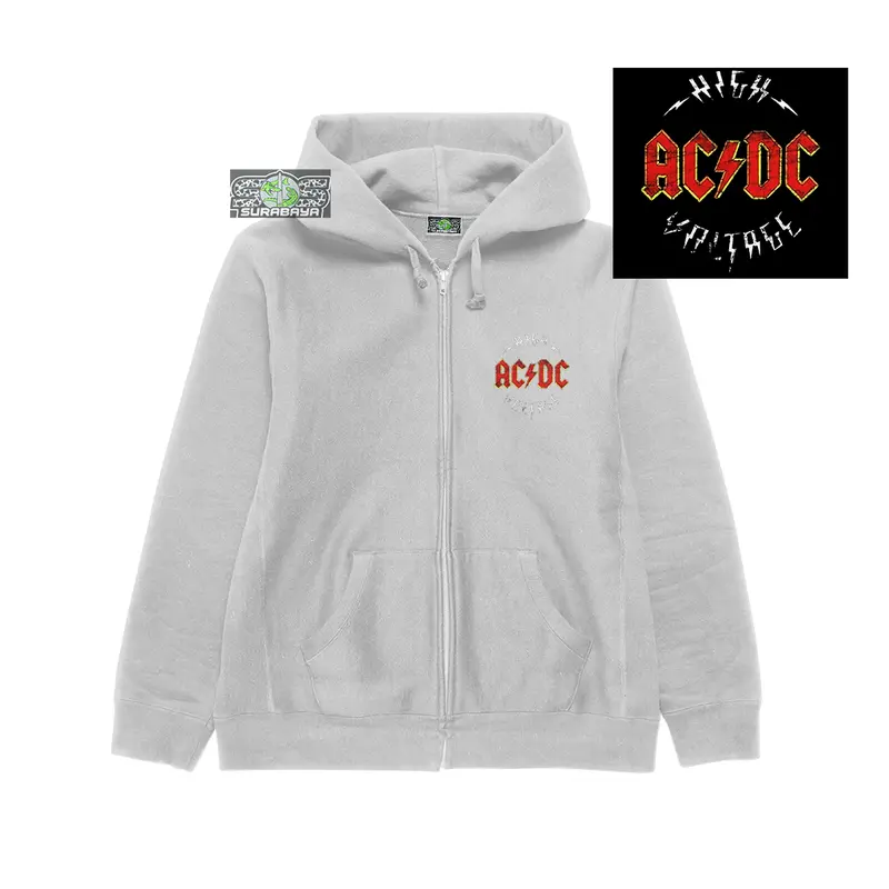 COD Jaket Anak Laki Perempuan Motif ACDC HITAM Usia 3 4 5 6 7 8 9 10 Tahun Premium Quality 1