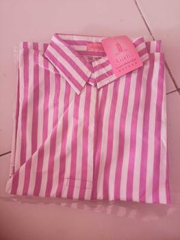 Product Review of Atasan Wanita Big Size Harumi Motif | Atasan Pendek Luvina Bahan Cotton Miracle Size LD 120-140 from S**u 2