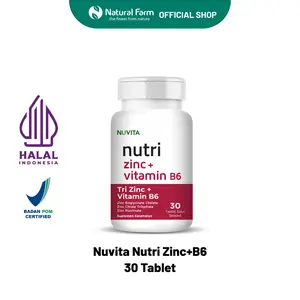 Nuvita Nutri Zinc + B6 (30 Tablets)