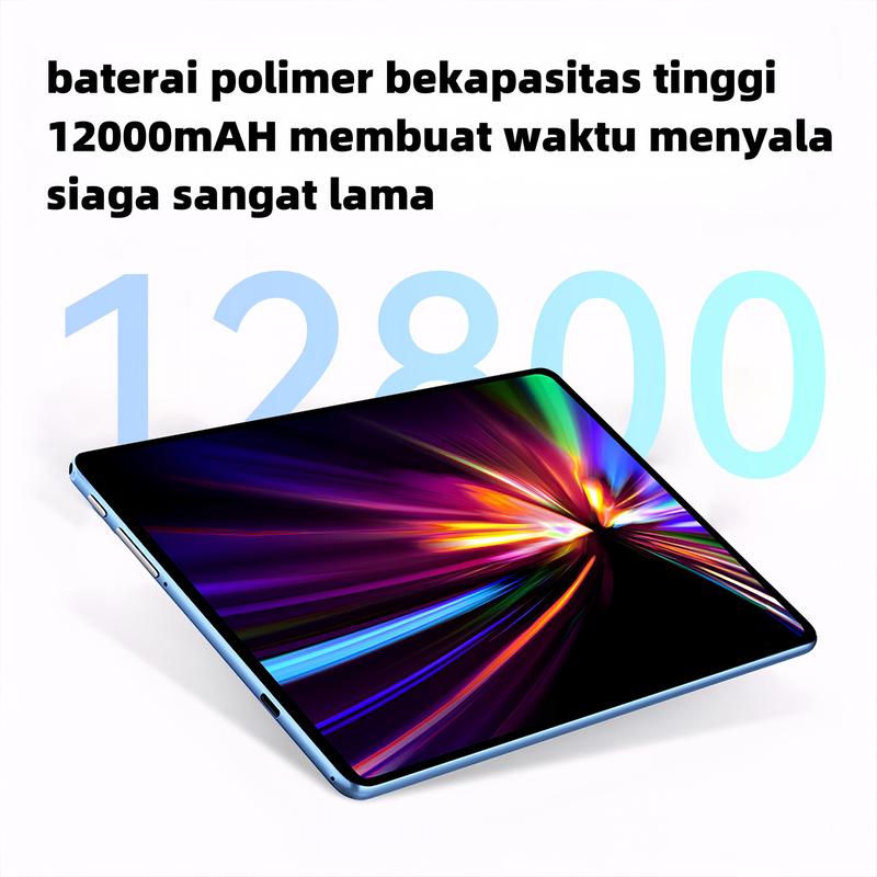 [Bisa COD]Free keyboard 2024 New Tablet X95 pro 10.8-inch HD Screen Memory 16GB+1TB Solid State512GB Cheap Office Learning 120HZ TabletPengalaman Pro Layaknya PC tablet android murahtablets tablet hanzhong ori 1 jt Bluetooth LayarKartu Wifi 6