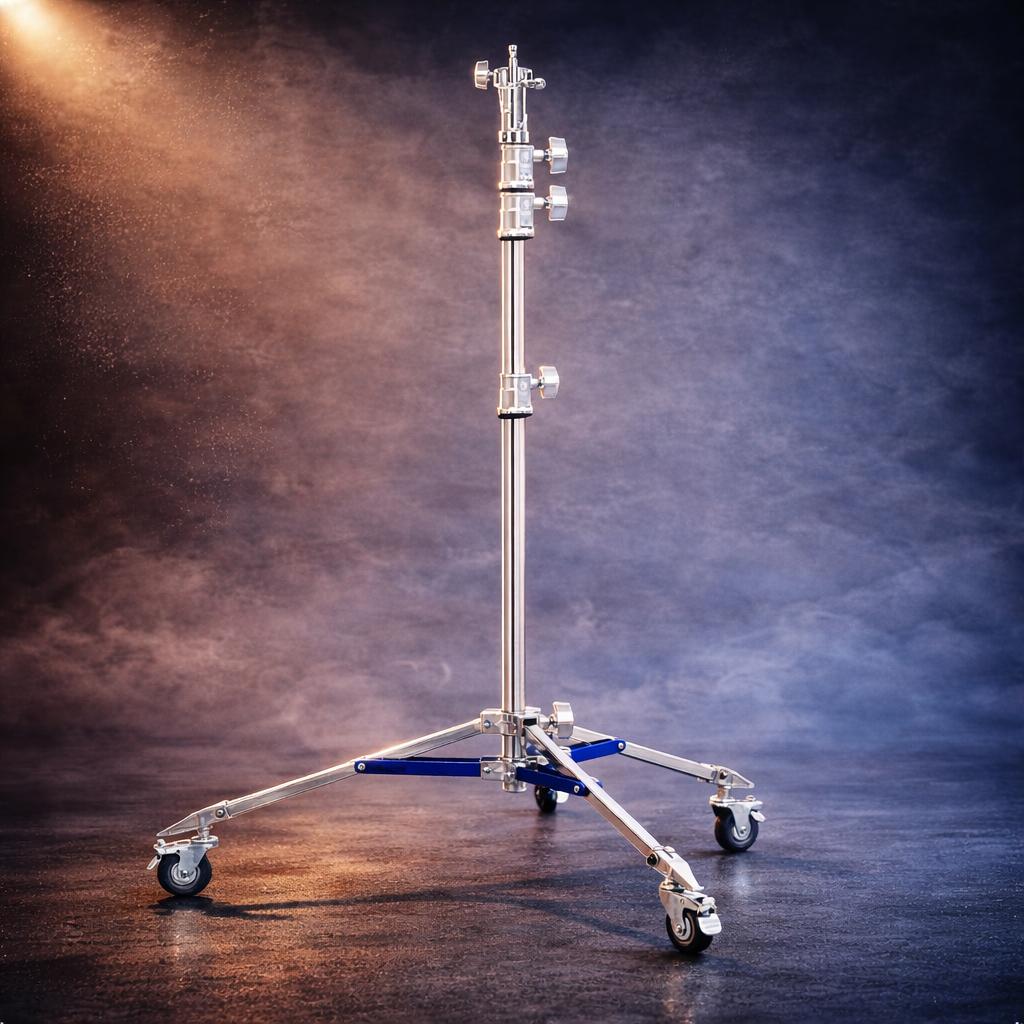 TaffSTUDIO Light Stand Tripod Studio Heavy Duty Stainless Steel 3.2M - 320FS