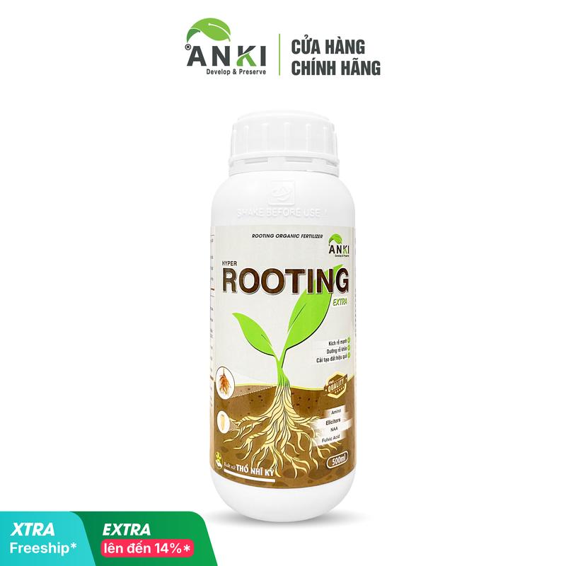 Chai phân bón Rooting Extra kích rễ mạnh 500ml nhập khẩu Châu Âu Total Tonic 5.0SL