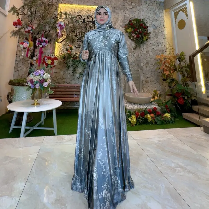 (SET COUPLE) Nazwa Abaya Hareem Dress & Koko Lebaran 3