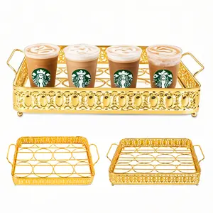 OPTIVIA Rak Aqua Gelas / Keranjang Tempat Air Mineral 12/16 Lubang Segi Emas Dua Telinga