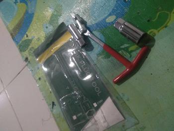 Product Review of Kunci busi flexible 16 21 mm set kunci busi t mobil motor spark plug socket - Alat pembuka busi kendaraan kunci T pasang copot busi set 3pcs kunci busi set from K**R 0