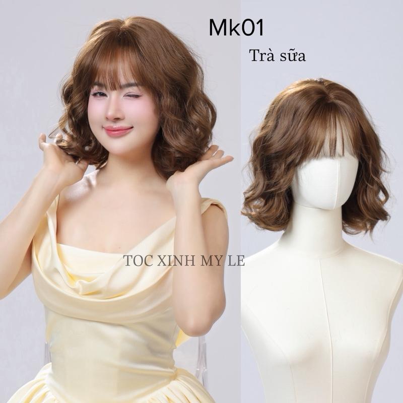 Mã MK01 : bộ tóc giả xoăn xù hippi ngắn phiên bản móc kim thế hệ mới. chiều dài 27cm chất tóc chịu nhiệt.