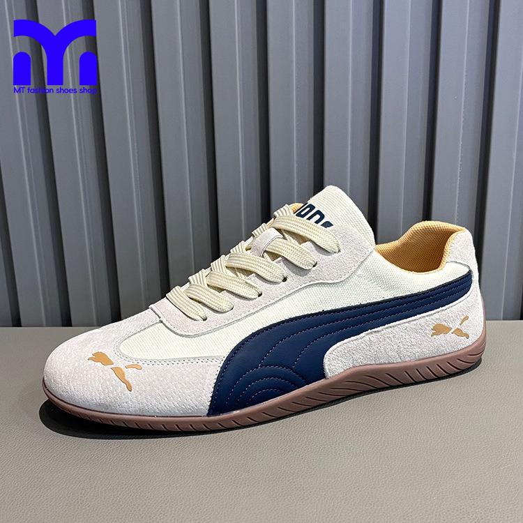 giày leo Dexun shoes retro lightweight personality versatile wear-resistant running casual low-top shoes men's 2025 new comfortable breathable cloth soft sole versatile lightweight fashionable shoes