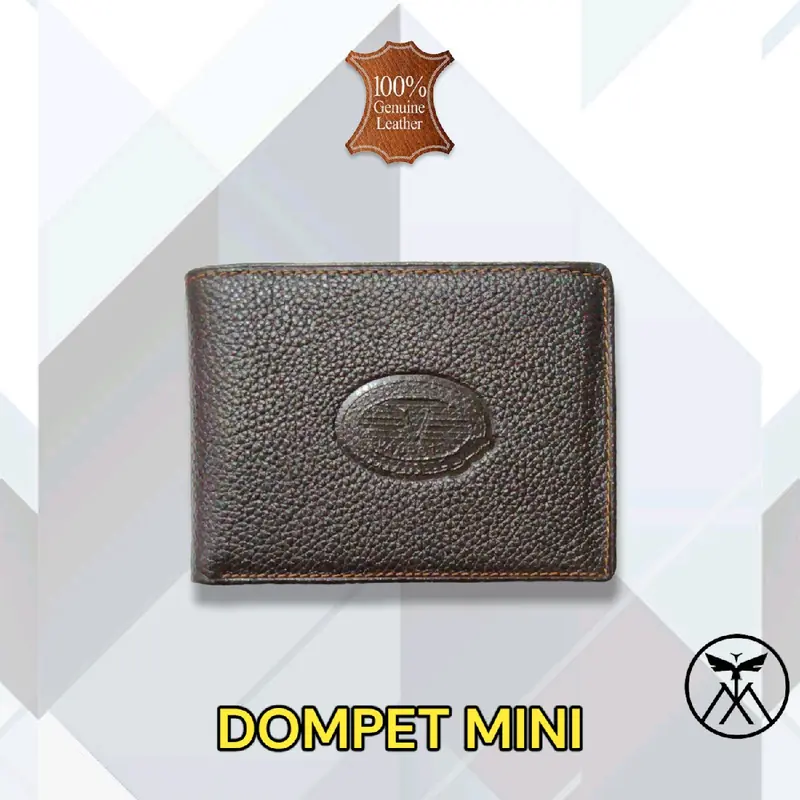 Dompet Pendek MINI KULIT ASLI (Pas Uang Kertas) Setrip 1