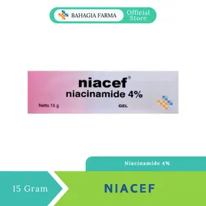 Niacef Niacinamaide 4% Gel Perawatan Wajah 15 Gr - Pelembab - Moisturizer