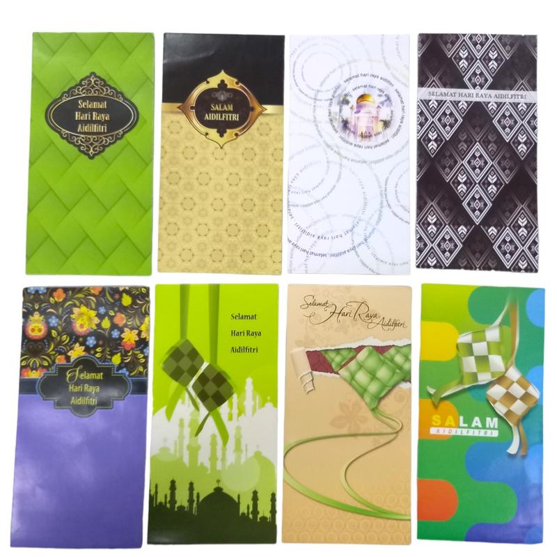 Sampul Duit Raya Design Aidilfitri/ selamat hari raya 6pcs/ 8pcs ...