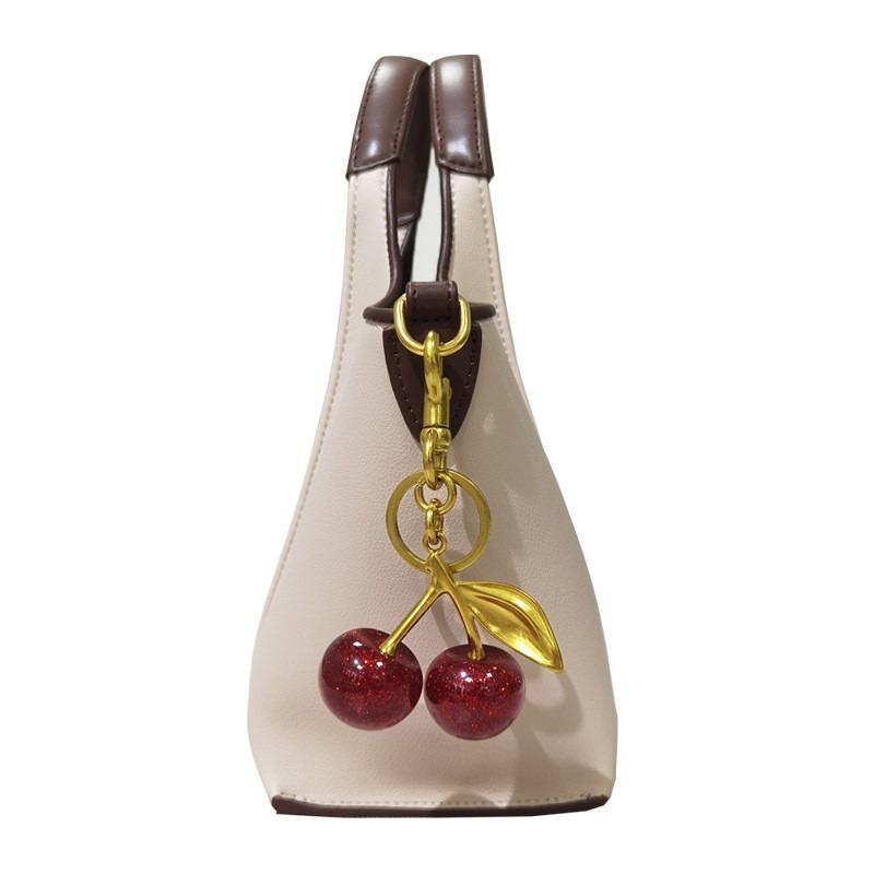 gantungan kunci tas Cherry Bag Charm cherry keychain gantungan kunci gantungan tas cherry  bag Resin 7